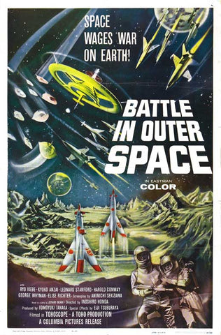 Battle in Outer Space 27 x 40 Movie Poster - Style A
