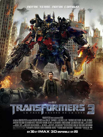 Transformers: Dark of the Moon 27 x 40 Movie Poster - French Style A