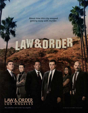 Law & Order: Los Angeles 11 x 14 TV Poster - Style A