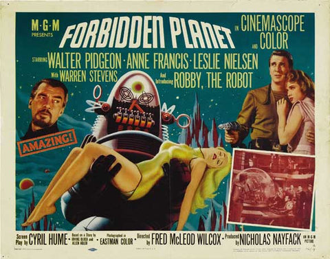 Forbidden Planet 22 x 28 Movie Poster - Style B