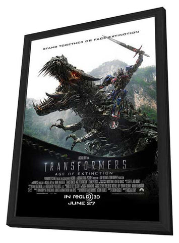 Tranformers: Age of Extinction 11 x 17 Movie Poster - Style F - in Deluxe Aluminum Frame