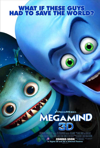 Megamind 27 x 40 Movie Poster - Style E