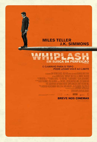 Whiplash 27 x 40 Movie Poster - Brazilian Style A