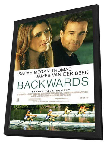 Backwards 11 x 17 Movie Poster - Style A - in Deluxe Aluminum Frame