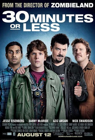 30 Minutes or Less 11 x 17 Movie Poster - Style A