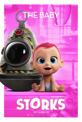 Storks 11 x 17 Movie Poster - Style J
