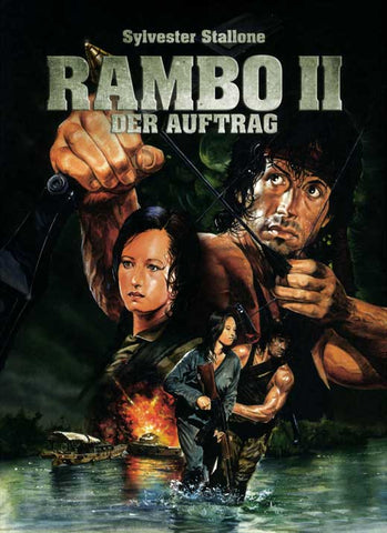 Rambo: First Blood  27 x 40 Movie Poster - German Style A