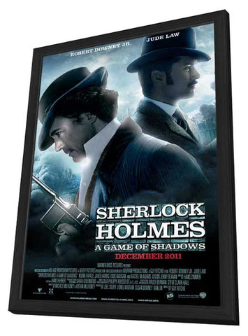 Sherlock Holmes A Game of Shadows 11 x 17 Movie Poster - Style C - in Deluxe Aluminum Frame