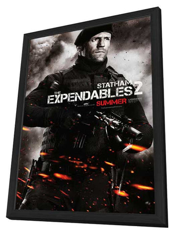 The Expendables 2 11 x 17 Movie Poster - Style C - in Deluxe Aluminum Frame