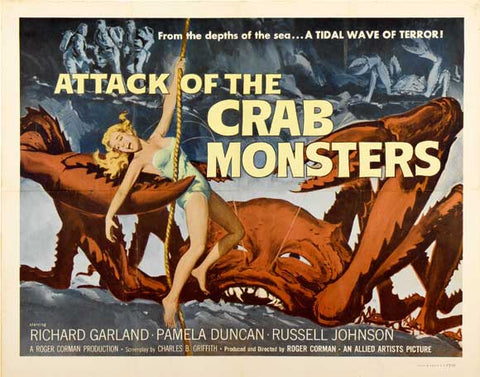Attack of the Crab Monsters 27 x 40 Movie Poster - Style B