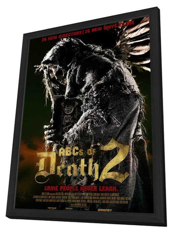 ABC's of Death 2 11 x 17 Movie Poster - Style A - in Deluxe Wood Frame