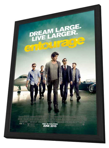 Entourage 11 x 17 Movie Poster - Style A - in Deluxe Aluminum Frame