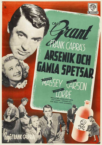 Arsenic and Old Lace 11 x 17 Movie Poster - Swedish Style A