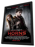 Horns 11 x 17 Movie Poster - Canadian Style A - in Deluxe Aluminum Frame