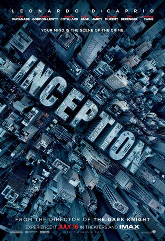 Inception 27 x 40 Movie Poster - Style E