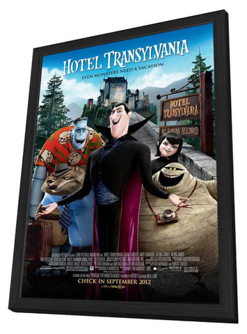 Hotel Transylvania 11 x 17 Movie Poster - Style I - in Deluxe Aluminum Frame
