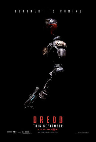 Dredd 27 x 40 Movie Poster - Style B
