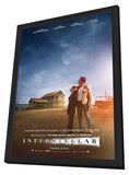 Interstellar 11 x 17 Movie Poster - Style B - in Deluxe Aluminum Frame