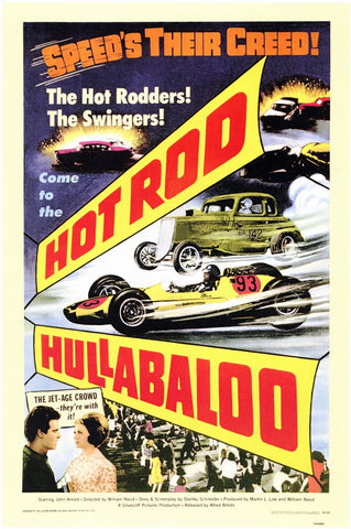 Hot Rod Hullabaloo 11 x 17 Movie Poster - Style A