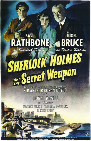 Sherlock Holmes and the Secret Weapon 11 x 17 Movie Poster - Style A
