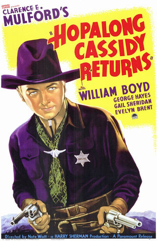 Hopalong Cassidy Returns 11 x 17 Movie Poster - Style A