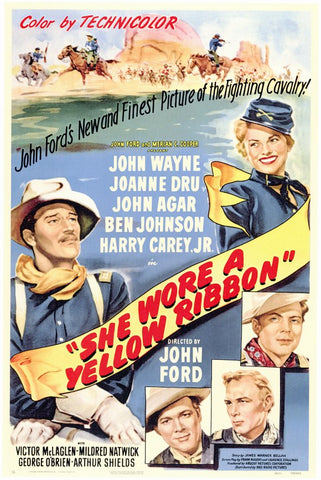 She Wore a Yellow Ribbon 11 x 17 Movie Poster - Style A