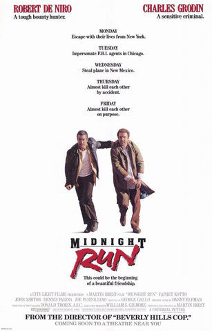 Midnight Run 11 x 17 Movie Poster - Style B