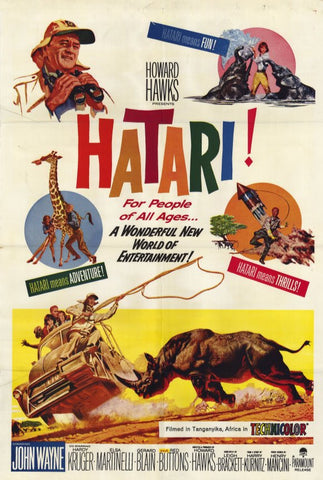 Hatari 11 x 17 Movie Poster - Style A