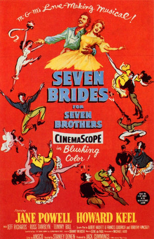 Seven Brides for Seven Brothers 11 x 17 Movie Poster - Style B
