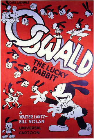 Oswald the Lucky Rabbit 11 x 17 Movie Poster - Style A
