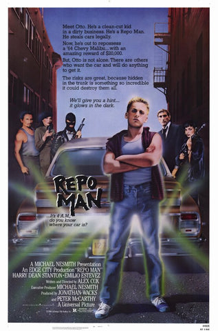 Repo Man 11 x 17 Movie Poster - Style A