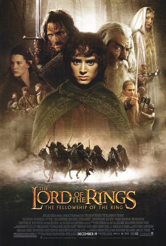 Lord of the Rings 1: The Fellowship of the Ring 27 x 40 Movie Poster - Style A