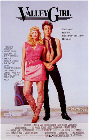Valley Girl 11 x 17 Movie Poster - Style B