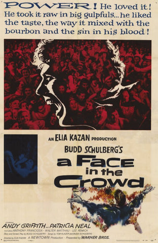 A Face in the Crowd 11 x 17 Movie Poster - Style A