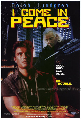 I Come in Peace 11 x 17 Movie Poster - Style B