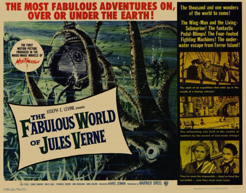 The Fabulous World of Jules Verne 11 x 14 Movie Poster - Style A
