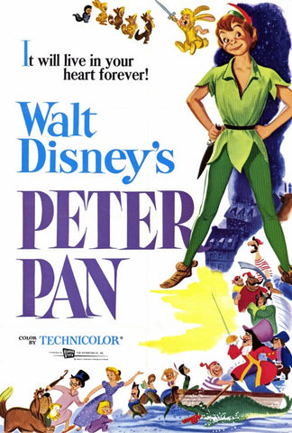 Peter Pan 27 x 40 Movie Poster - Style A