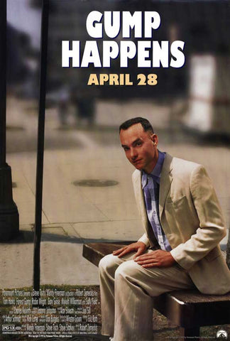 Forrest Gump 27 x 40 Movie Poster - Style B