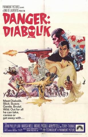 Danger: Diabolik 11 x 17 Movie Poster - Style A