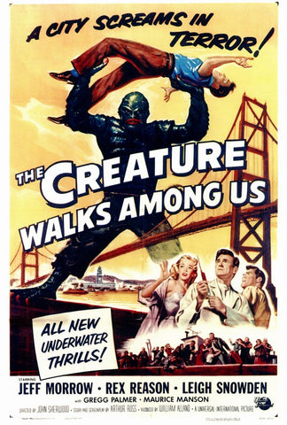 The Creature Walks Among Us 27 x 40 Movie Poster - Style A