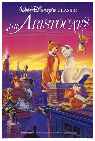 Aristocats 27 x 40 Movie Poster - Style A