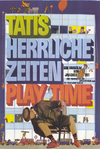 Playtime 27 x 40 Movie Poster - German Style A