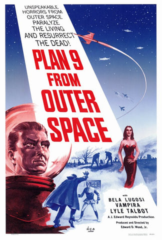 Plan 9 From Outer Space 27 x 40 Movie Poster - Style A