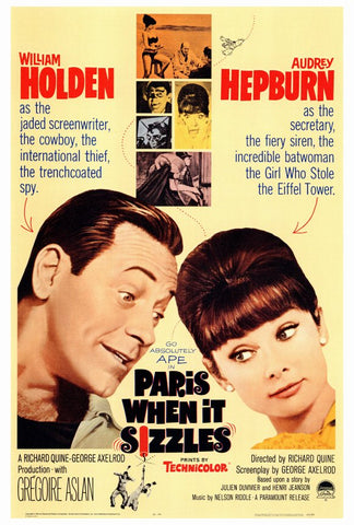 Paris When It Sizzles 27 x 40 Movie Poster - Style A