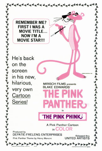The Pink Panther 27 x 40 Movie Poster - Style A