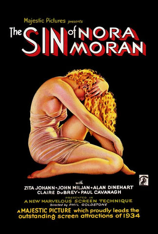 Sin of Nora Moran 27 x 40 Movie Poster - Style A