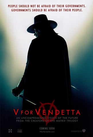 V for Vendetta 27 x 40 Movie Poster - Style A