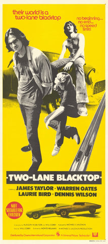 Two Lane Blacktop 11 x 17 Movie Poster - Style B