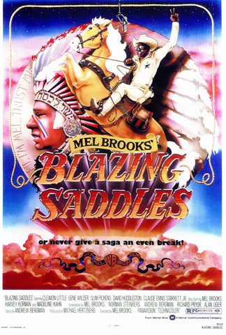 Blazing Saddles 27 x 40 Movie Poster - Style A