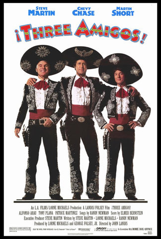 The Three Amigos 27 x 40 Movie Poster - Style A